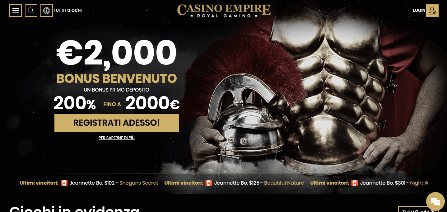CasinoEmpire Screenshot