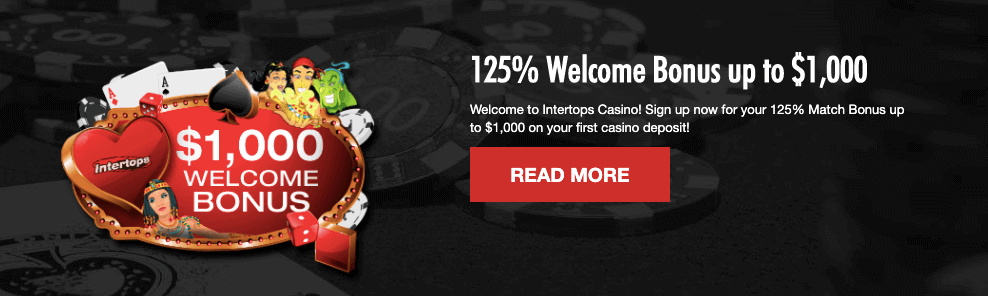 Intertops Casino bonus benvenuto