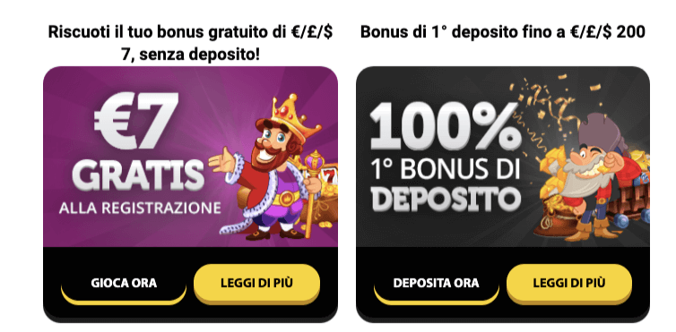 Winorama Casino Bonus Benvenuto