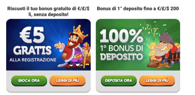 WinsPark Casino Bonus Benvenuto