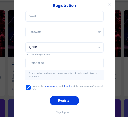 Cyber Bet Registrazione