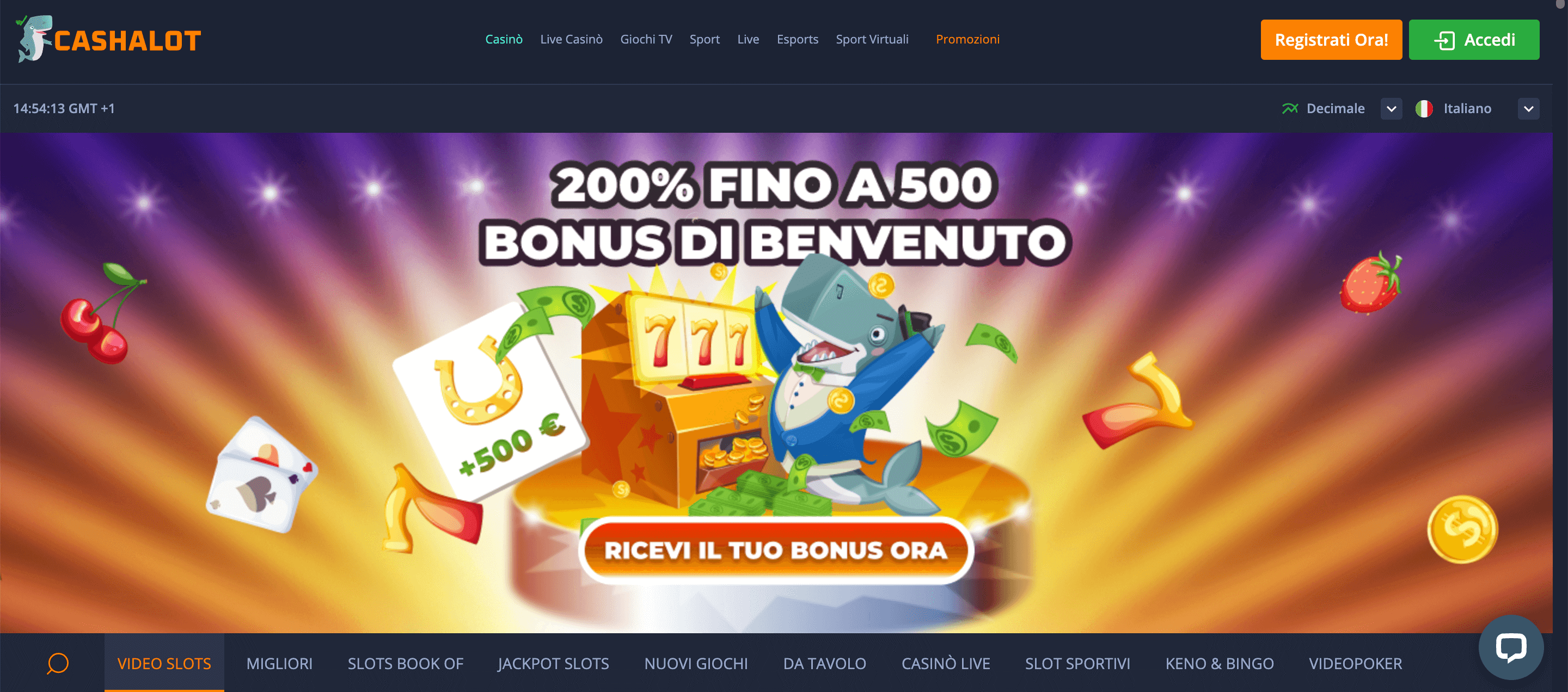 Cashalot Casino Screenshot