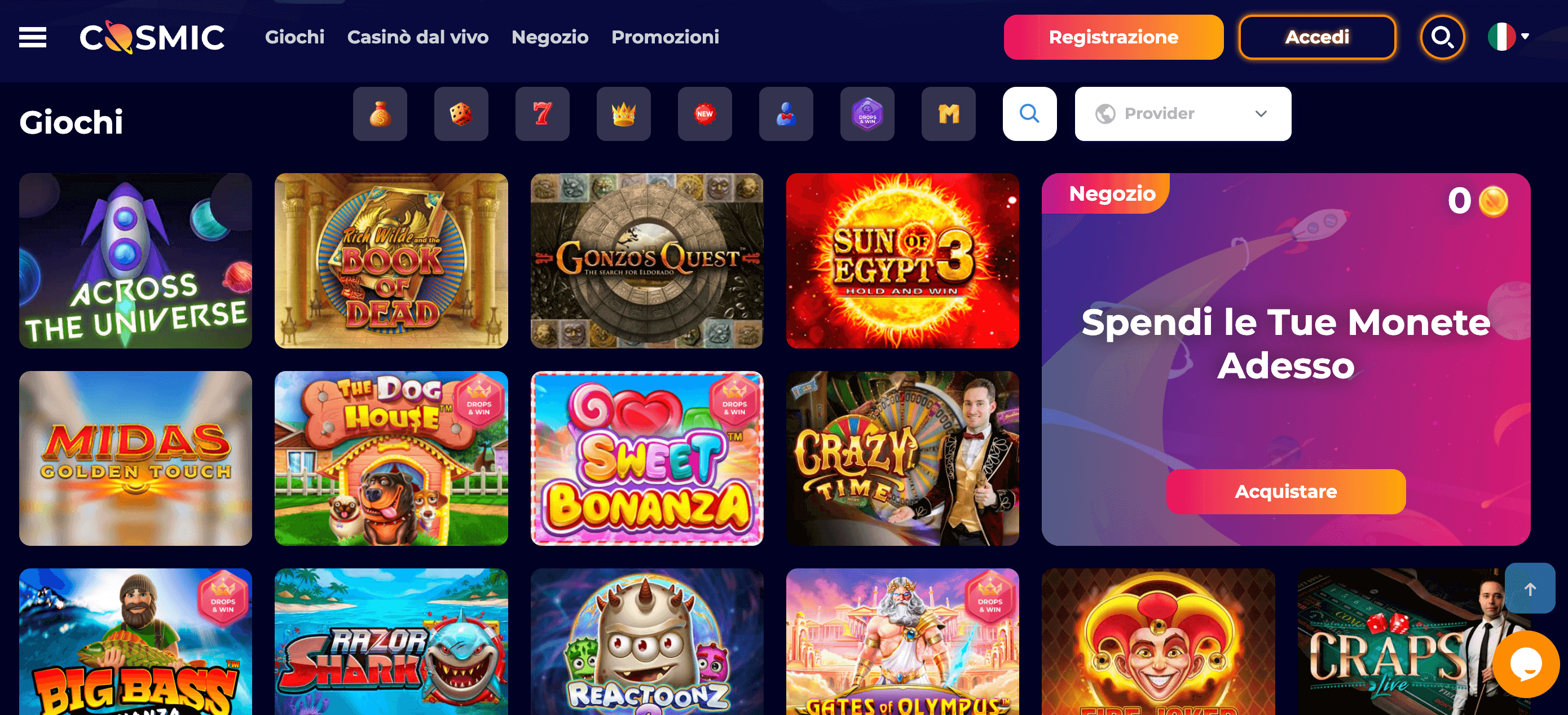 Cosmicslot Casino Slot