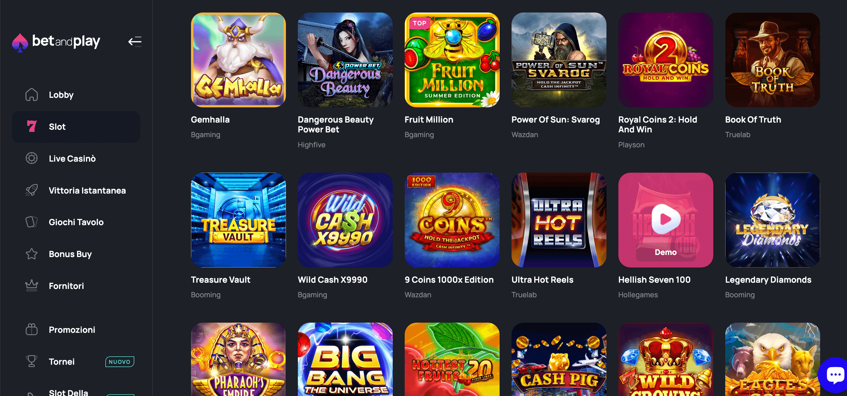 BetandPlay Casino Slot